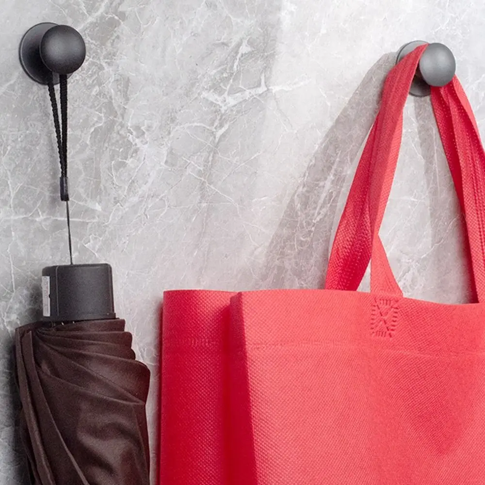 

Modern Stainless Steel Door Knob Round Single Hole Drawer Handle Self-Adhesive White Glass Door Pull Cabinet