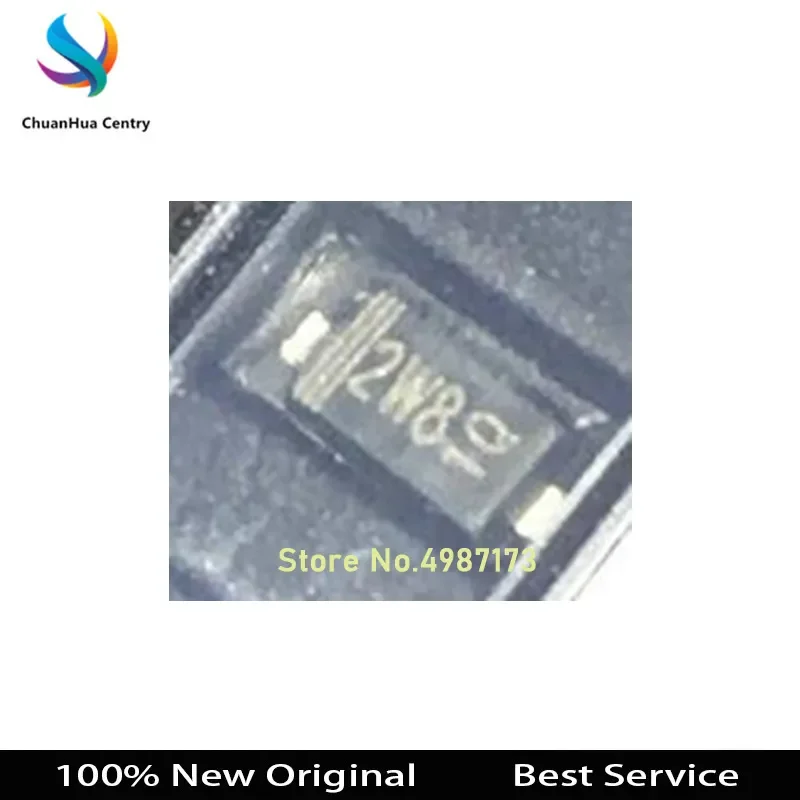 100ชิ้น/ล็อต BZT52B5V6 2W9 2W8 BZT52B5V1 SOD123ใหม่และของแท้มีในสต็อก