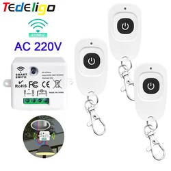 433Mhz Universal Wireless Remote Control Switch 110V 220V 10A Relay Mini Receiver Remote Control For Home Led Light Lamp