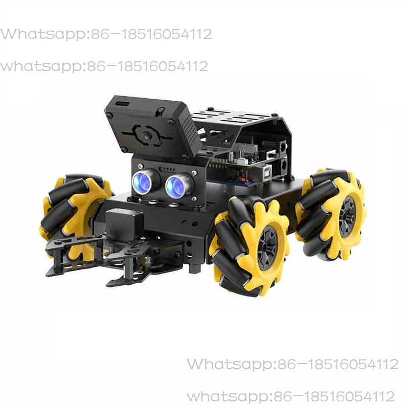 robot-auto-omnidirezionale-4wd-con-ruote-mecanum-e-riconoscimento-visivo-ai-per-kit-arduino-diy-programmabile-per-uno