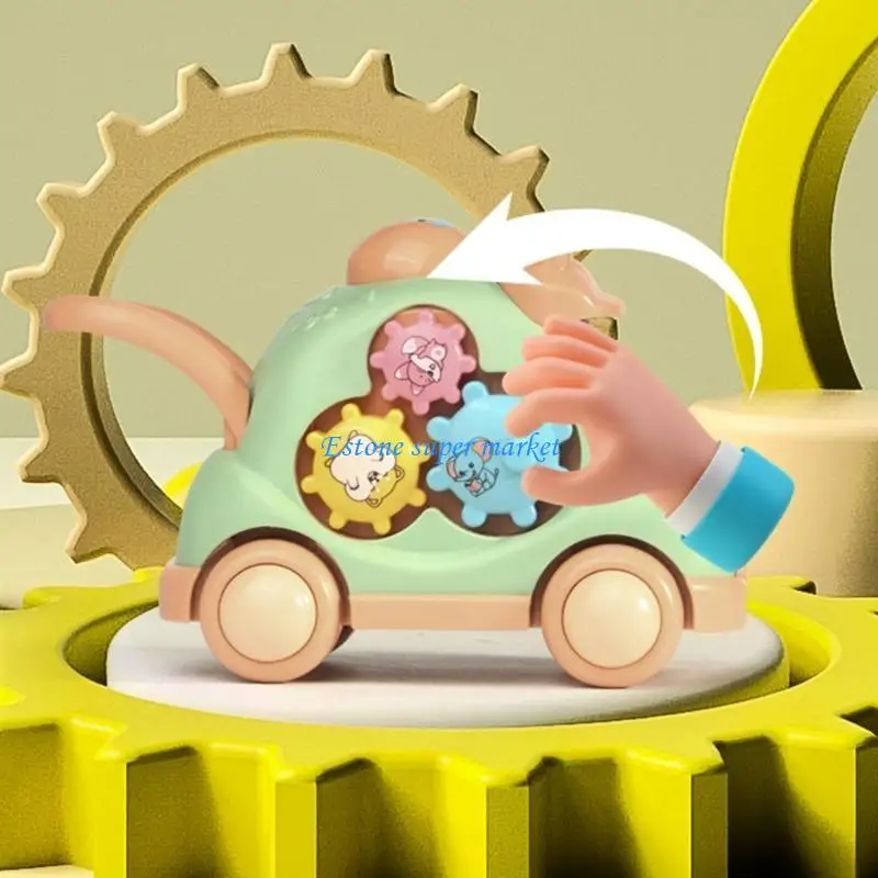 

090B Baby Car Musical Vehicle Toy for Age 2-6 Children, Lovely Face Exciting Game