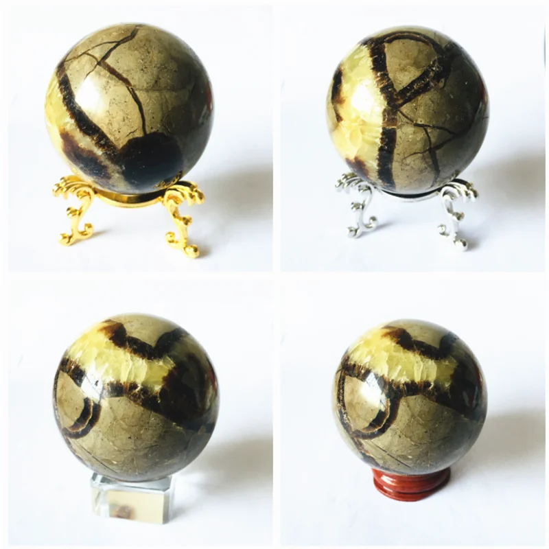 Natural septarian sphere septarium Natural Dragon Stone