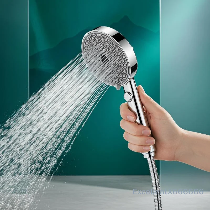 6 Mode Adjustable Handheld Shower Head High Pressure Water Saving Massage Function for Pet Bathing Home Use