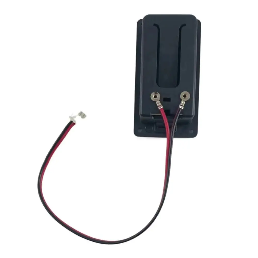Cable Contacts Active Bass 2 Pin Plug Battery Holder 9V Battery Boxes Guitar Pickup Pickup Battery Case