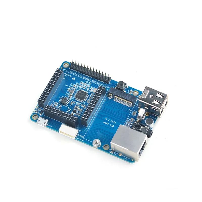 Mini Expansion Board for NanoPi NEO Core/Core2, SSD Support, Function Shield
