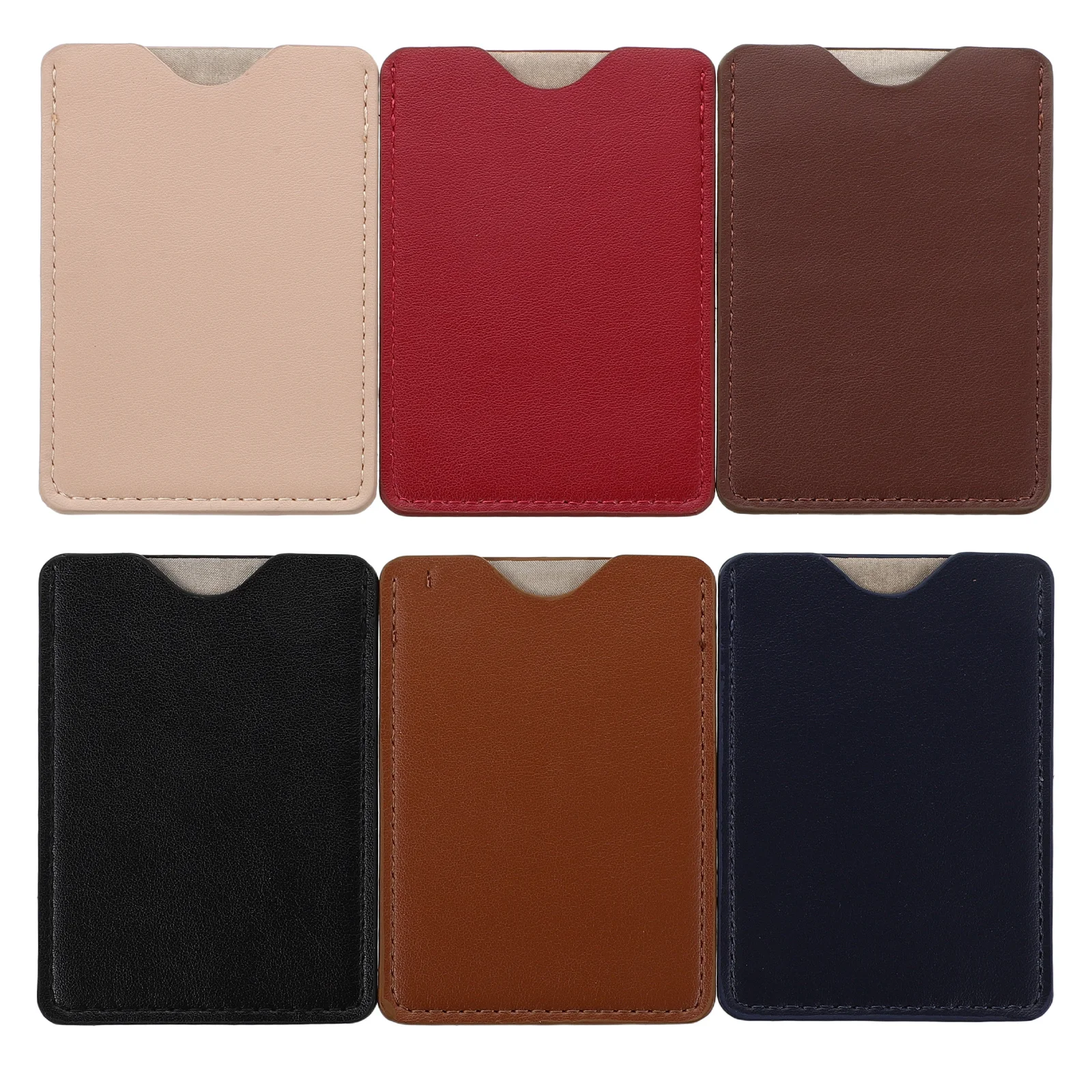 6 قطع حامل بطاقات مضاد للسرقة - حافظة حماية لبطاقة الائتمان بحجب Rfid - حماية رفيعة محمولة من NFC لمعرف المحفظة الرجالية #5