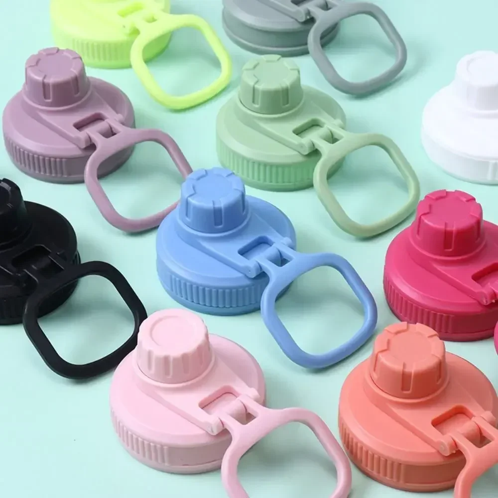 

Replacement Plastic Cup Lid for 12oz-64oz Wide Mouth Water Bottle Cover Accessories Colored Plastic Sports Portable Bottle Lid