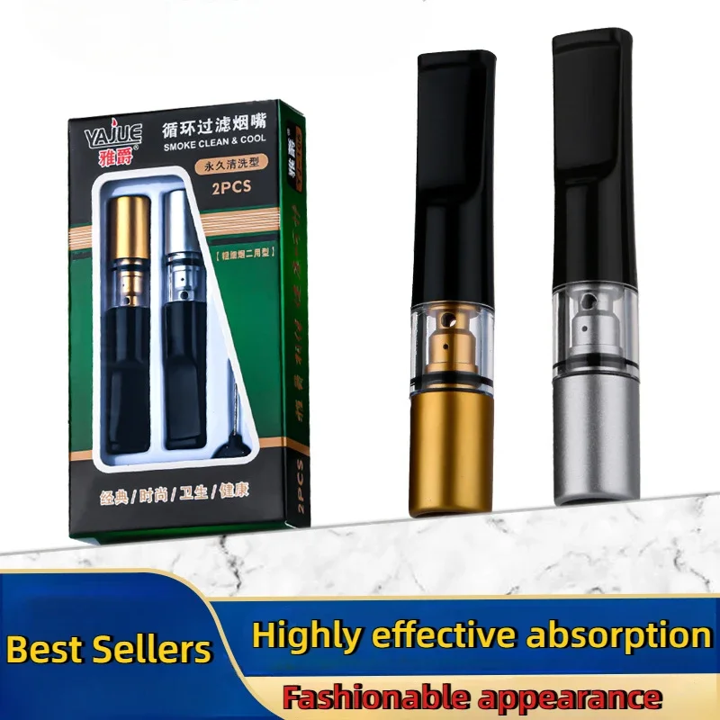 Portable Removable to Clean Tobacco Filter Reduce Tar For Thick Thin Cigarette Holder Popular Smoking Accessories