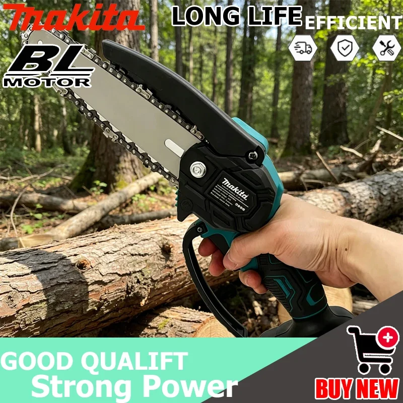 

Электрическая цепная пила Makita 6 дюймов, ручная портативная пила для распиловки древесины, садовая пила для обрезки деревьев, для инструментов с аккумулятором 18В