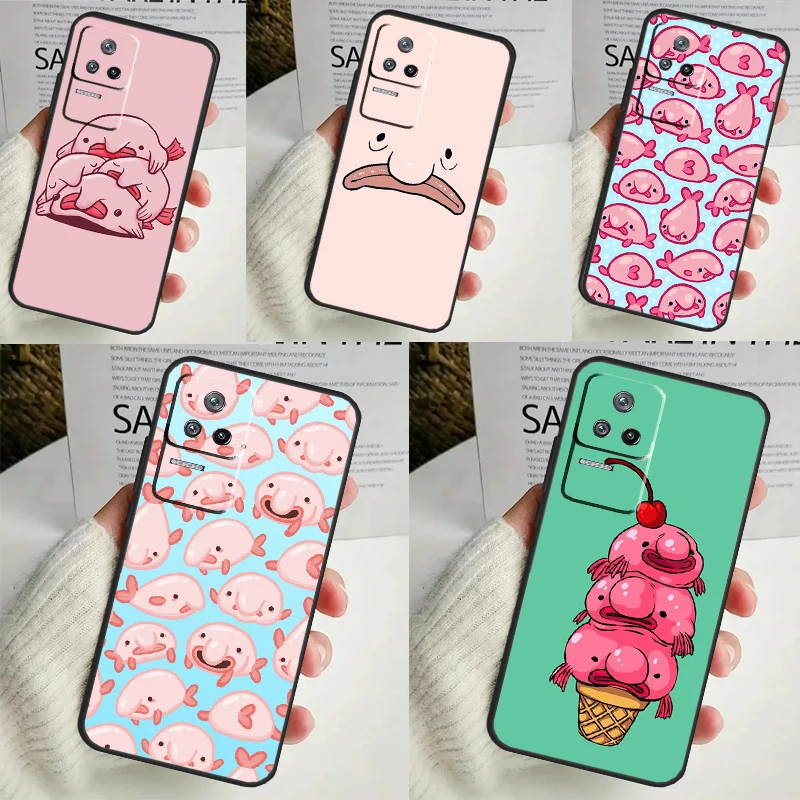 Blobfish Case For Xiaomi 13 14 Ultra 11T 12T 13T Pro 12 Lite POCO X6 M6 Pro X3 X4 X5 M5s F3 F5 Cover