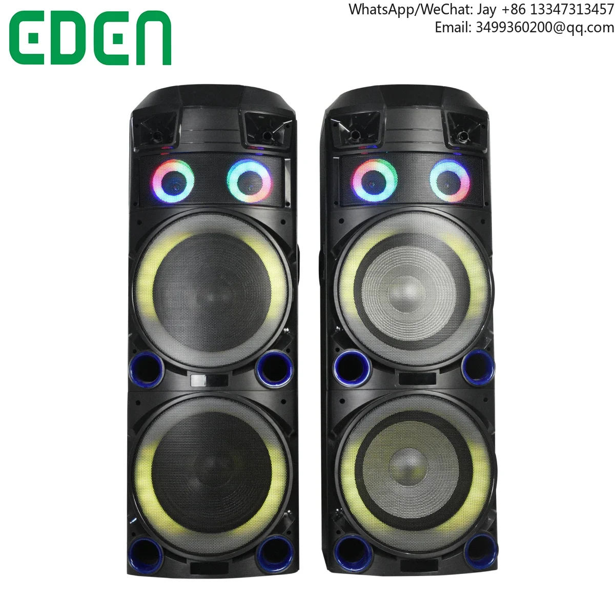 

Professional Active 2.0 Stage Pair Box Speaker Wooden 100W RMS X2 Double 12 Inch Multimedia DJ Karaoke Audio System Speaker