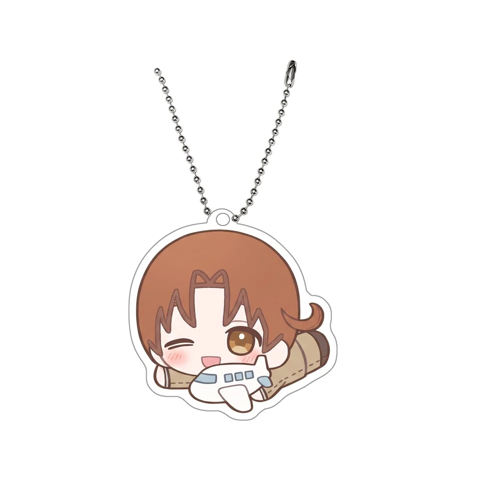 Hetalia World Stars Anime Acrylic Stand Keychain 2026 New England America Italy Germany Cute Bag Ornament Custom Patter