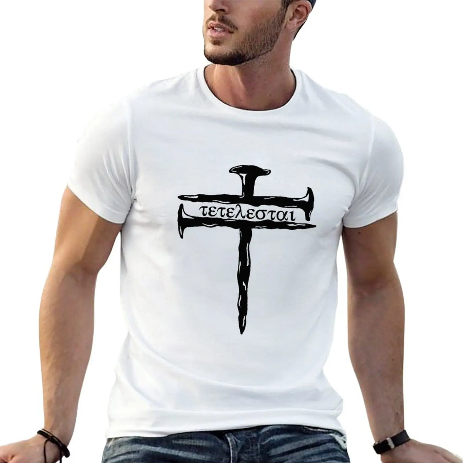 

“Tetelestai” It Is Finished T-Shirt t shirts cotton 100% t shirts for man cotton funny t shirts with prints T-Shirt