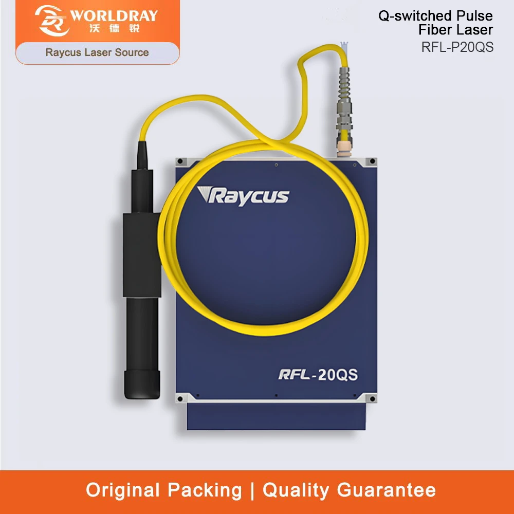 Raycus 20W Q-switched Pulse Fiber Laser Source RFL-P20QS for Laser Metal Plastic Marking and Engraving