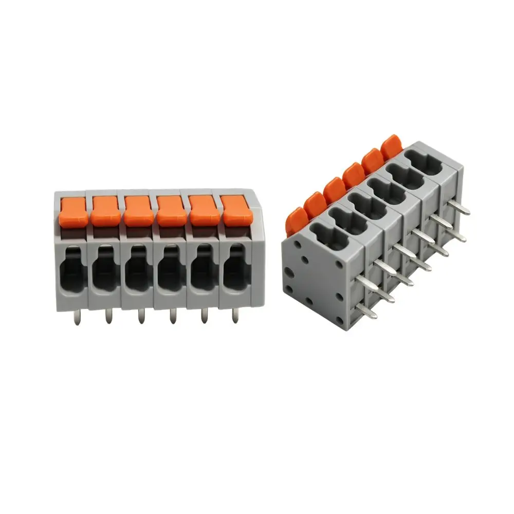 100PIN 3.5mm Push‑Lever Quick Connector 803R-3.5 300V 10A 22-16AWG Spliceable Driver Power Terminal Block Pin Header