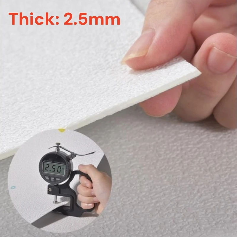 10/5 متر الكرتون رغوة خلفية الاطفال غرفة نوم الجدران ملصقات جدار ذاتية اللصق سميكة قشر وعصا ورق الحائط ديكور المنزل #4