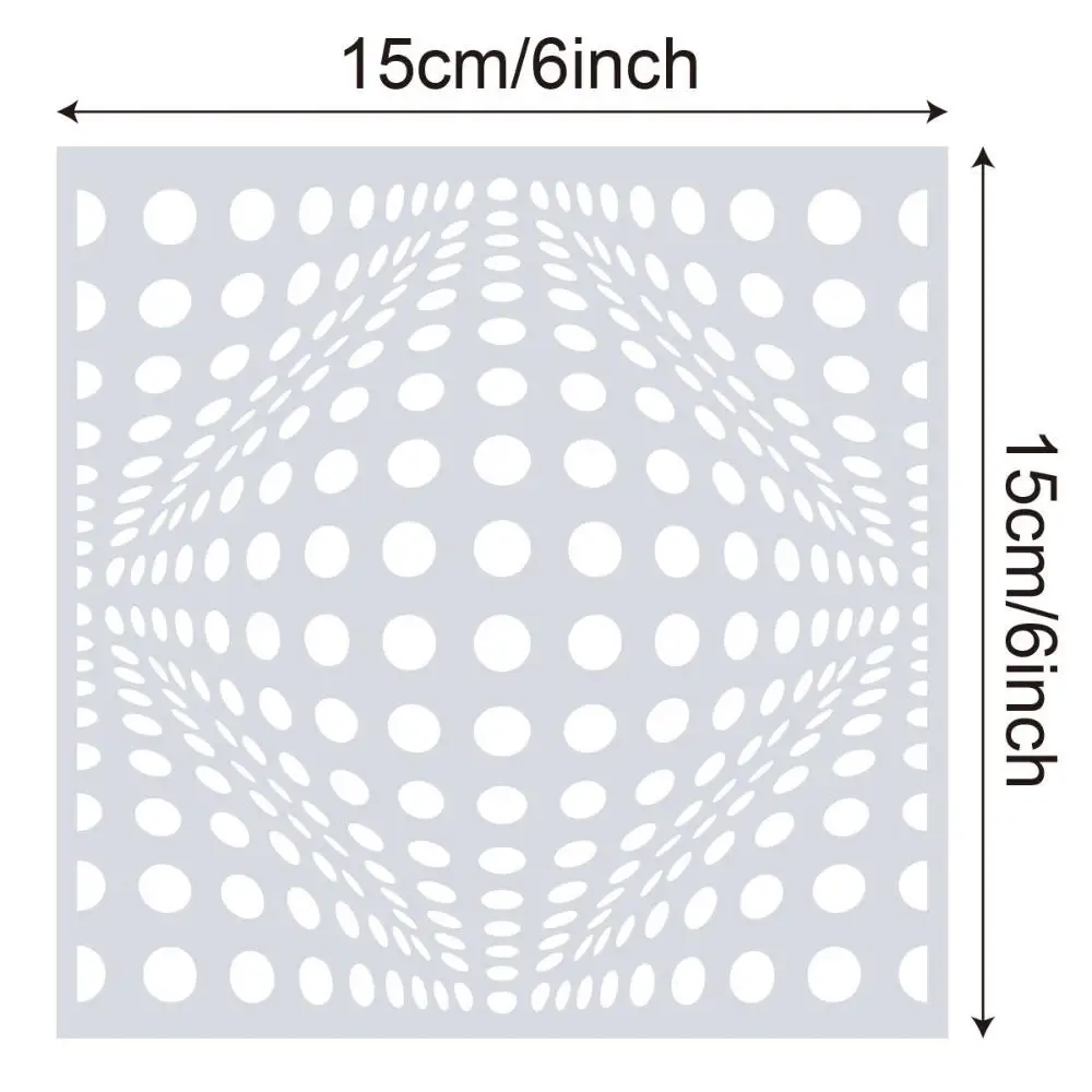 Geometric Mandala Stencils Painting Template for Floor Decor