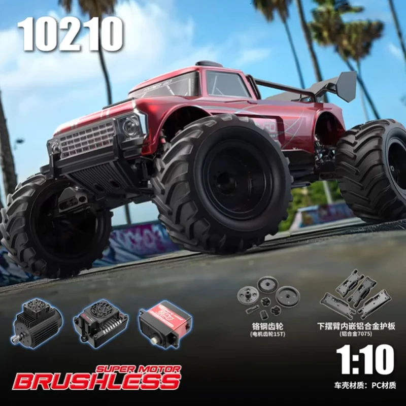 MJX Rc Remote Control Car 10210 1/10 Full Scale Brushless 4WD High Speed Electric Professional Racing Off Road Adult