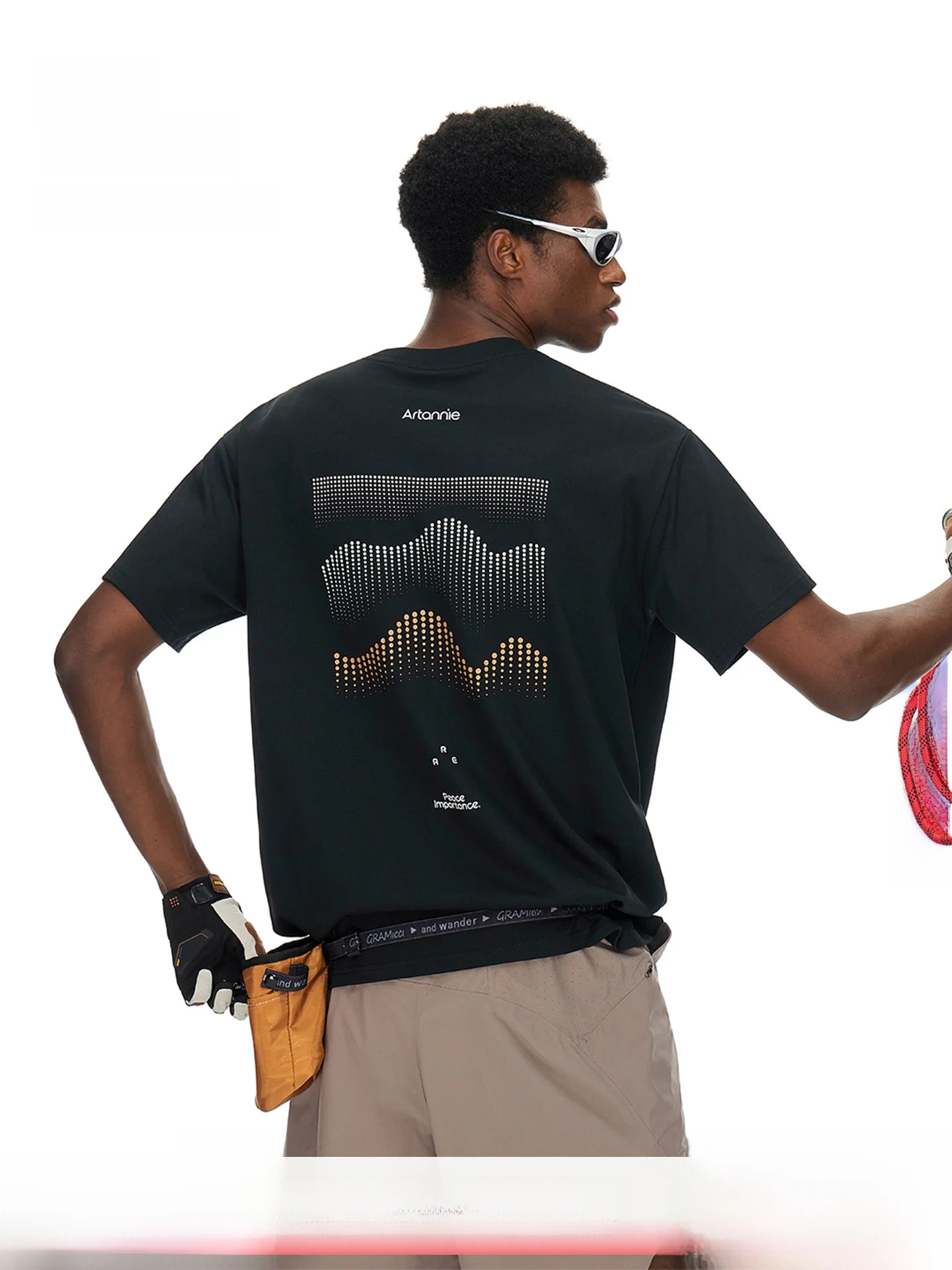 ARTANNIE Sport Quick Dry Short Sleeve Men's T-shirt Summer 2026 Couple's Polka Dot Print Half Sleeve Sweat Absorbent T-shirt