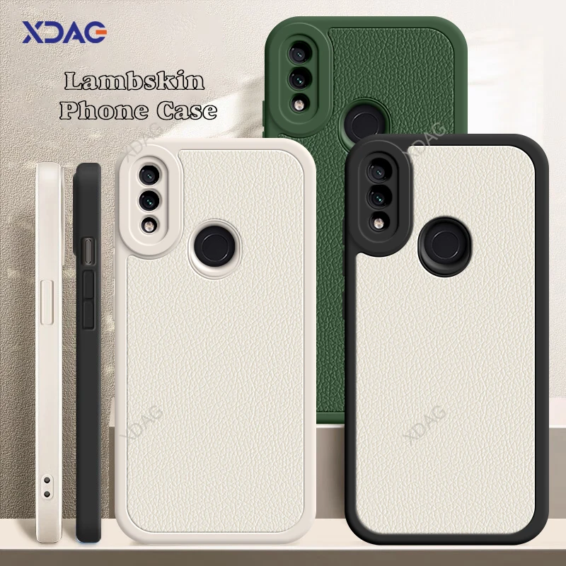 

Luxury Original Lambskin Phone Cover for Xiaomi Redmi Note7 Note 7 S 7S Pro 7Pro Leather Shockproof Fundas Soft Case Accessories