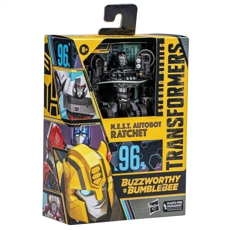 In Stock Hasbro Transformers BB96 N.E.S.T Ratchet Buzzworthy Bumblebee Studio Series 12cm Deluxe Class Action Figure Model Toys