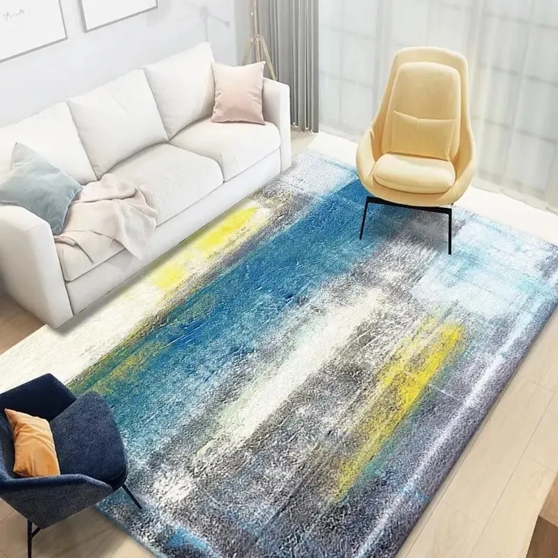 Modern Color Art Carpet for Living Room 2x3m Decoration Home Bedroom Bedside Sofa Rugs Abstract Style Soft Non-slip Floor Mat