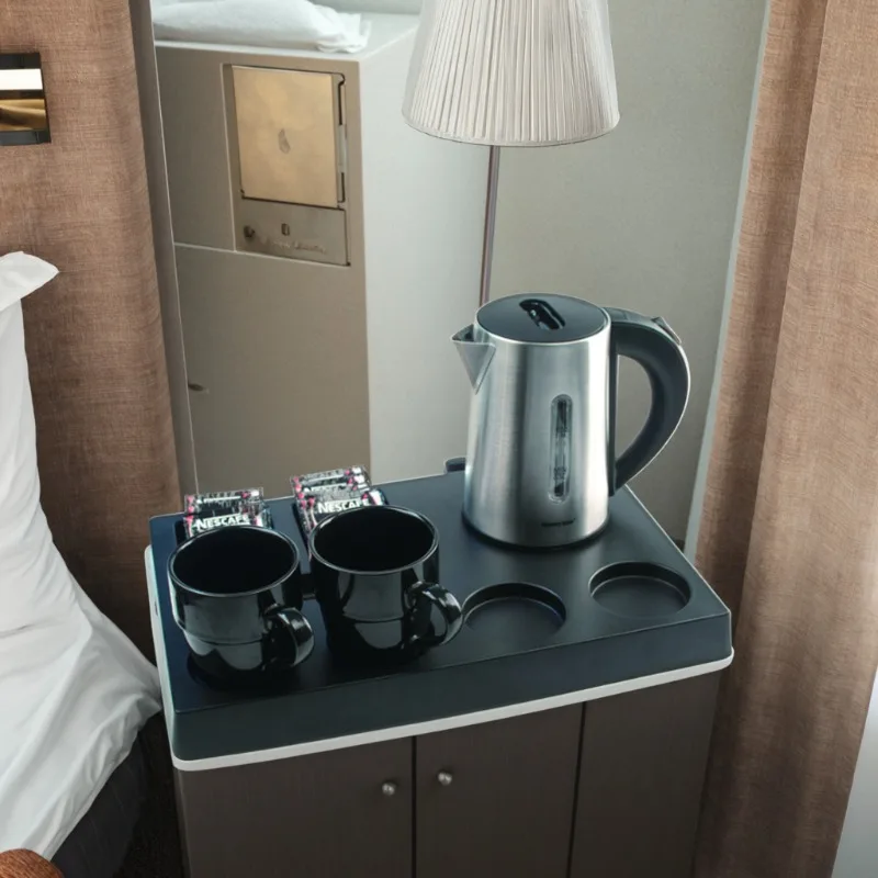 

For electric kettles cordless stainless steel with temperature control small capacity welcome tray