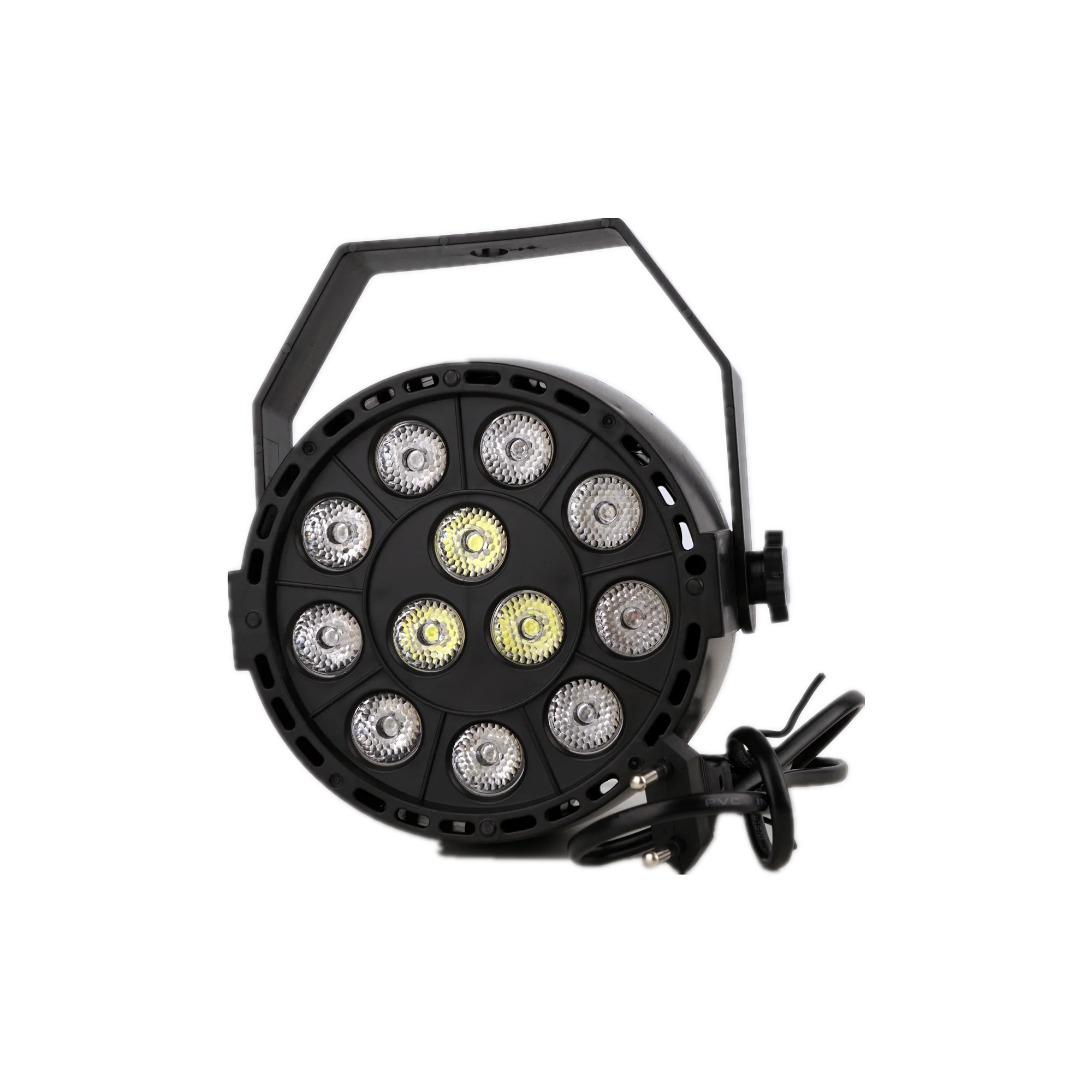 MINI DMX Control RGBW LED Stage Light Flat Par Can Sound Control DJ Stage Effect Light Home Party Disco Club DJ Lights