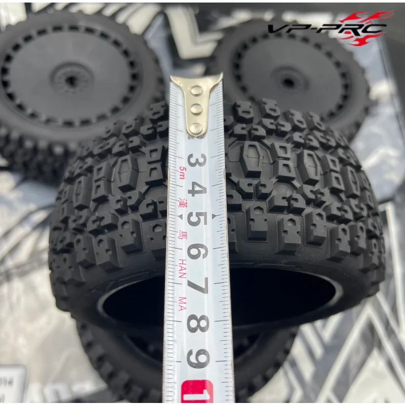 VP PRO 4PC 1/8 Truggy Tire Recreational All Glue Medium Hard 17mm