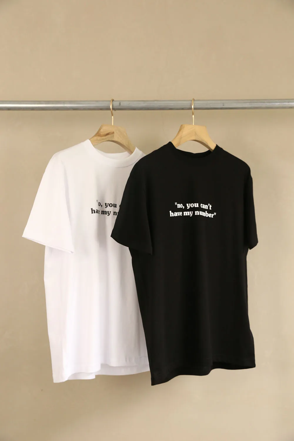 2024 Summer New Arrive Abloh T shirt No You Can't Have My Number T-shirts Men Women Fashion Streetwear Top Tees Pure Cotton