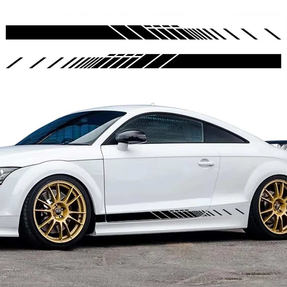 سيارة شارات الفينيل الجانب الباب ملصق المشارب الديكور الخارجي اكسسوارات السيارات لأودي TT 8N MK1 MK2 8J كوبيه MK3 8S رودستر TFSI #1