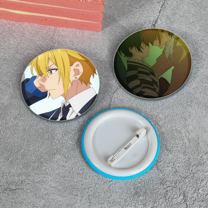 أنيمي ساساكي إلى ميانو الكرتون تأثيري شارة عرض دائري دبابيس دبابيس الإبداعية لحقيبة الظهر مجوهرات اكسسوارات هدايا