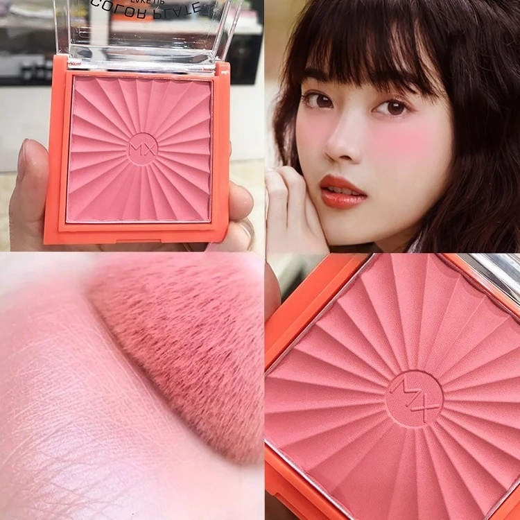 

Girls Blush Matte Student Daily Enhancement Long-lasting Setting Makeup Waterproof Sweatproof Peach Rouge Makeup