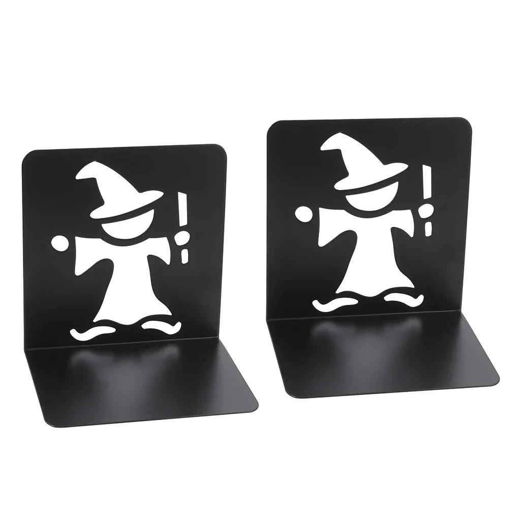 

Halloween Wizard Hollow Bookends Fashion Punk Cartoon Book Holder Office Table Book Support Studyroom Decoration Retractable