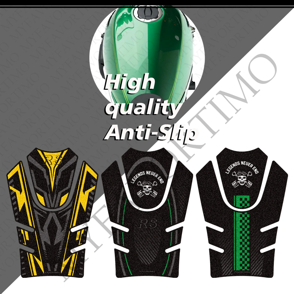 For Z650RS Z650 RS Z 650 Cafe SE ABS New Motorcycle Accessories Tank Pad Frosted Stickers Antil-slips Waterproof Decals Kit
