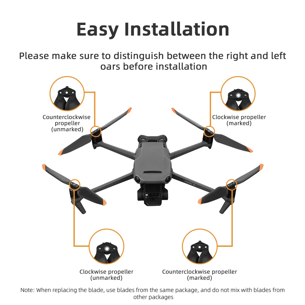 9453T Drone Propellers For Mavic 3T/3E/3M Quick Release Foldable Props Blade Light Weight Screw Wing Replacemen Accessories