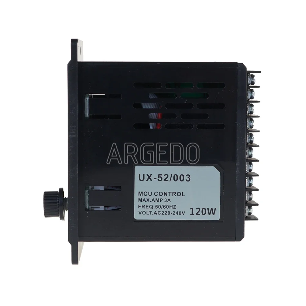 Programmable 6-120W 220V AC Panel-Based MCU Digital Motor Speed Controller Governor with LED Display and Soft-Start