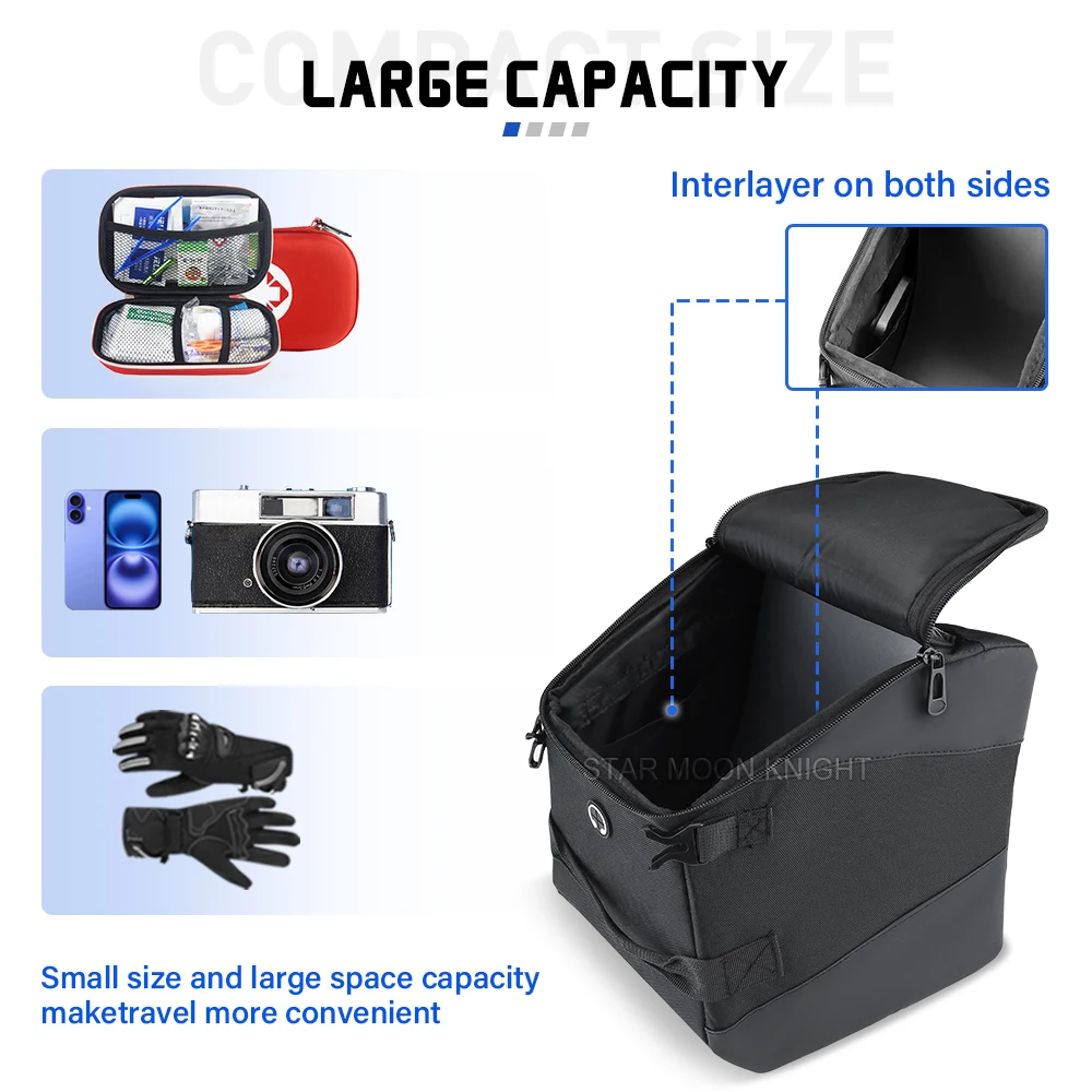 Waterproof Motorcycle Scooter Tank Bag For HONDA ADV 350 NSS 350 ADV NSS350 Accessories Storage Pouch Tunnel Bag Travel Tool Bag