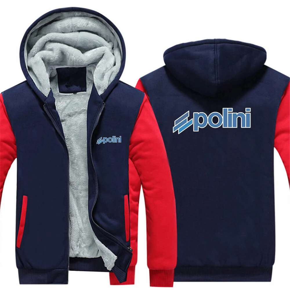 

Men's High Quality Jacket Polini Logo Print 2026 Autumn And Winter High Quality and Durable Thicken Skin-friendly Warm Hoodies