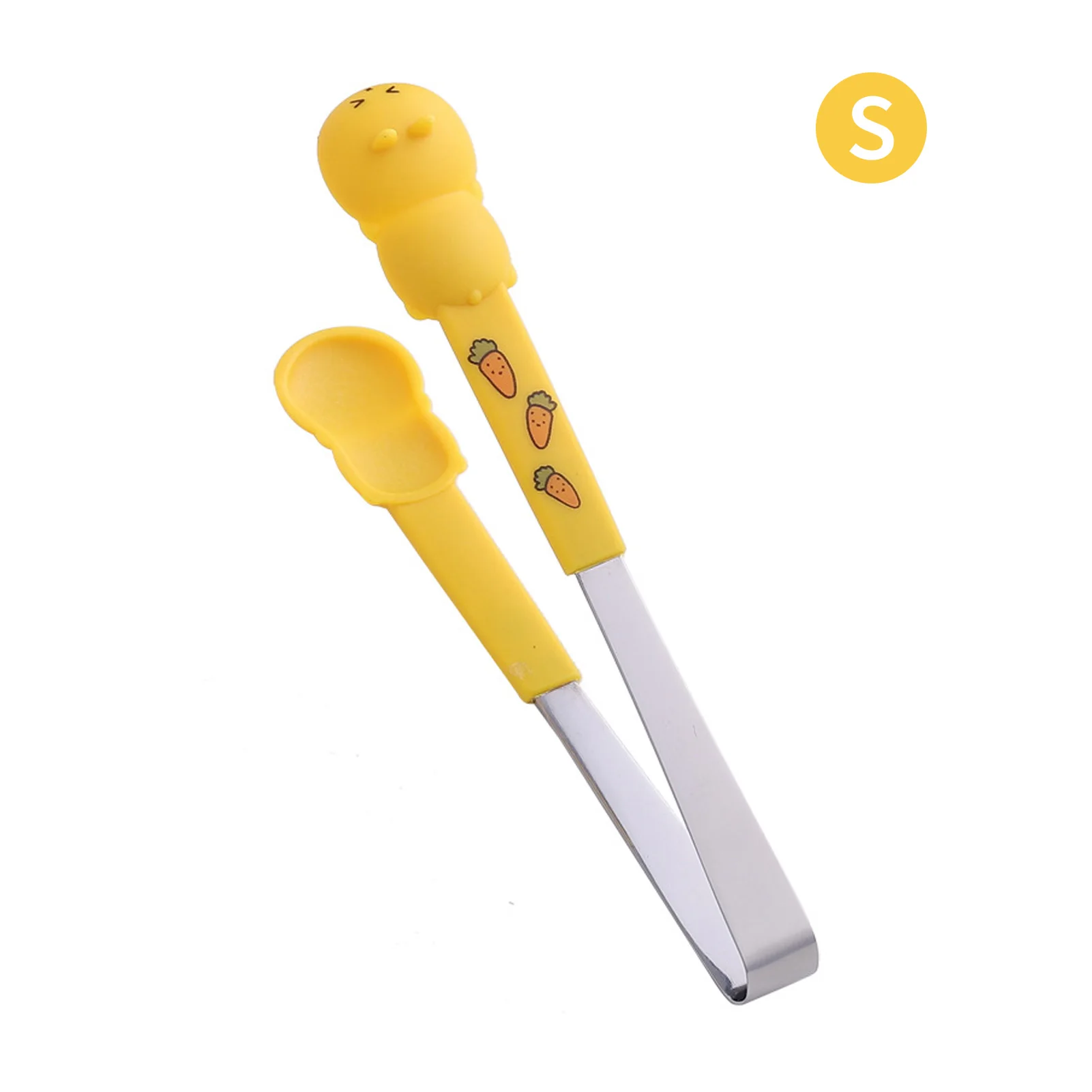 Clipe de cozimento antiderrapante para casa, Braçadeira para churrasco, Aço inoxidável engraçado, Forma de coelho, Gadget de cozinha, Pinça de comida