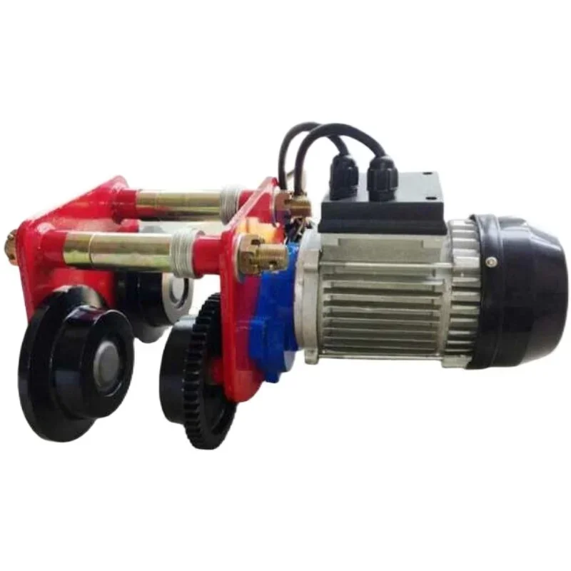 220 Voltage Electric Hoist Hand Push Electric Pully I-Beam Steel Pulley with Switch