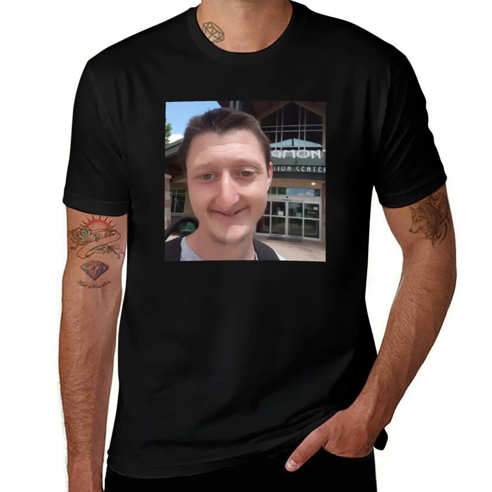 Daniel Larson selfie T-Shirt Casual Everyday Short Sleeve T-Shirt