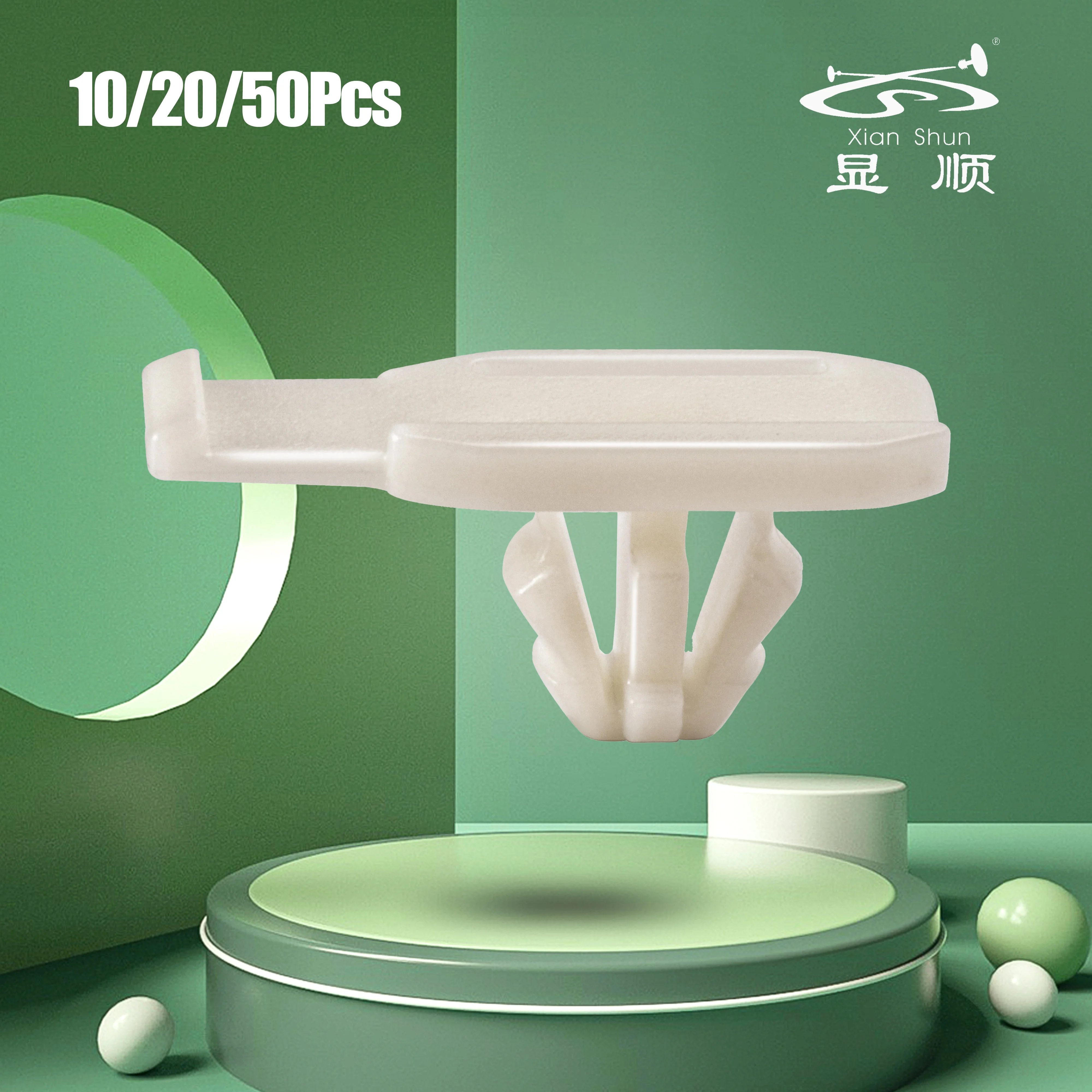 10/20/50Pcs White POM Side Moulding Interior Replacement Parts Car Fastening Clips Car Accessories For VW 7L0839069