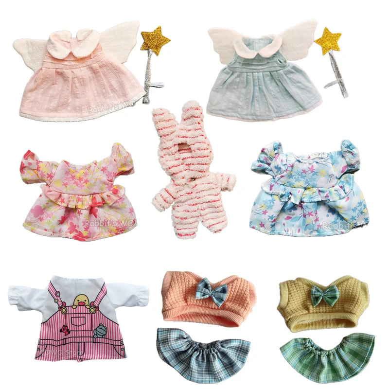 

Одежда для кукол, подходит для куклы Mellchan 25 см, игрушка 1/6 BJD, аксессуары для новорожденных, очаровательный наряд, плюшевый костюм, платье, подарки для девочек