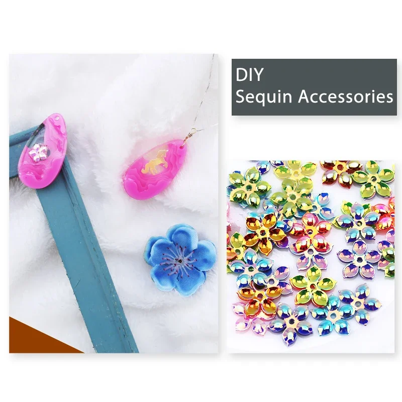 Epoxy Filling Set with Sparkling Glitter Powder