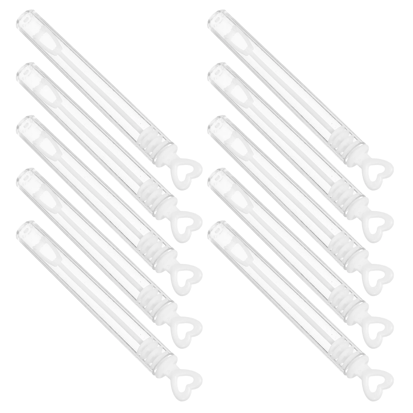 

48 Pcs Heart Wedding Clear Design Perfect for Party Favors Kids Lightweight Portable Blow