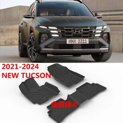 Use for 2021-2024 Hyundai TUCSON car carpet AllWeather car Floor Mat Fit For new Tucson waterproof  mat tucson car floor mat