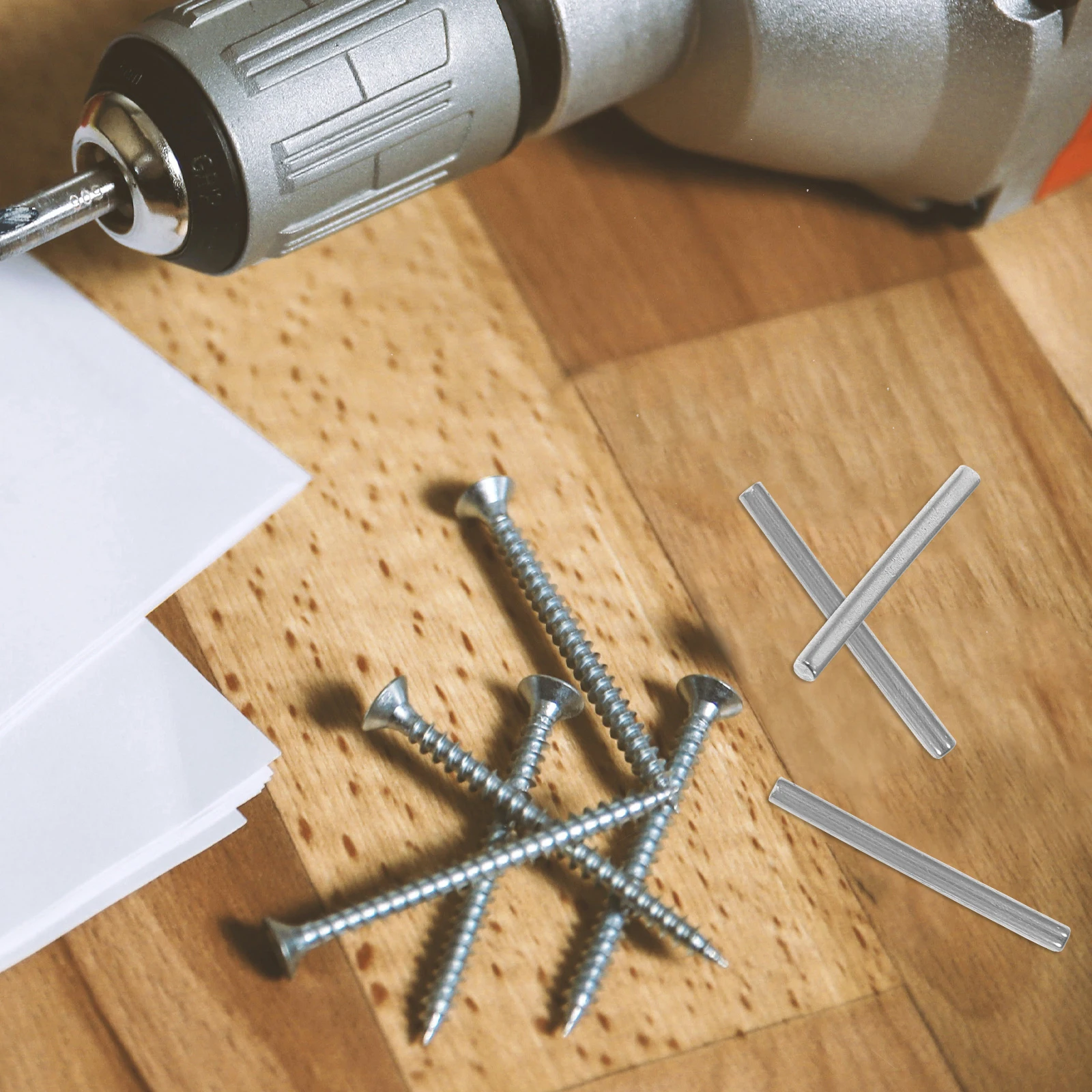 

200pcs Stainless Steel Dowel 2mm Shelf Support Fasteners Woodworking Cabinet Hinges Fixing Cylindrical Standard