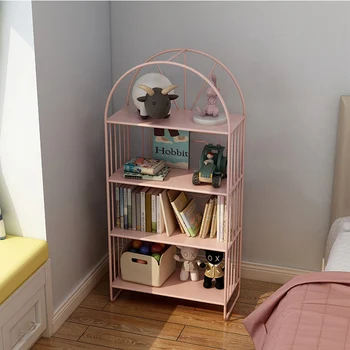 Children's bookshelf, living room bookshelf, bedside table, floor standing multi-layer bookshelf, bedroom decoration rack