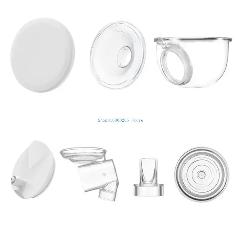 K9FF 7 قطعة/الحزمة يمكن ارتداؤها آلة ضخ الثدي الملحقات مجموعة الحجاب الحاجز سيليكون مع محول الاتصال لإصلاح S12